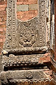 Bagan Myanmar. Sulamani temple. Makara, ogres and other stucco ornaments. 